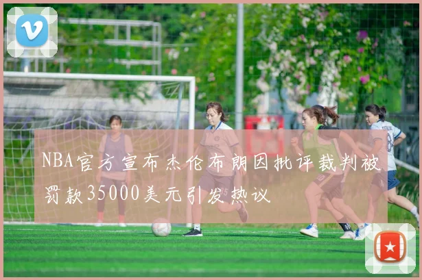 NBA官方宣布杰伦布朗因批评裁判被罚款35000美元引发热议